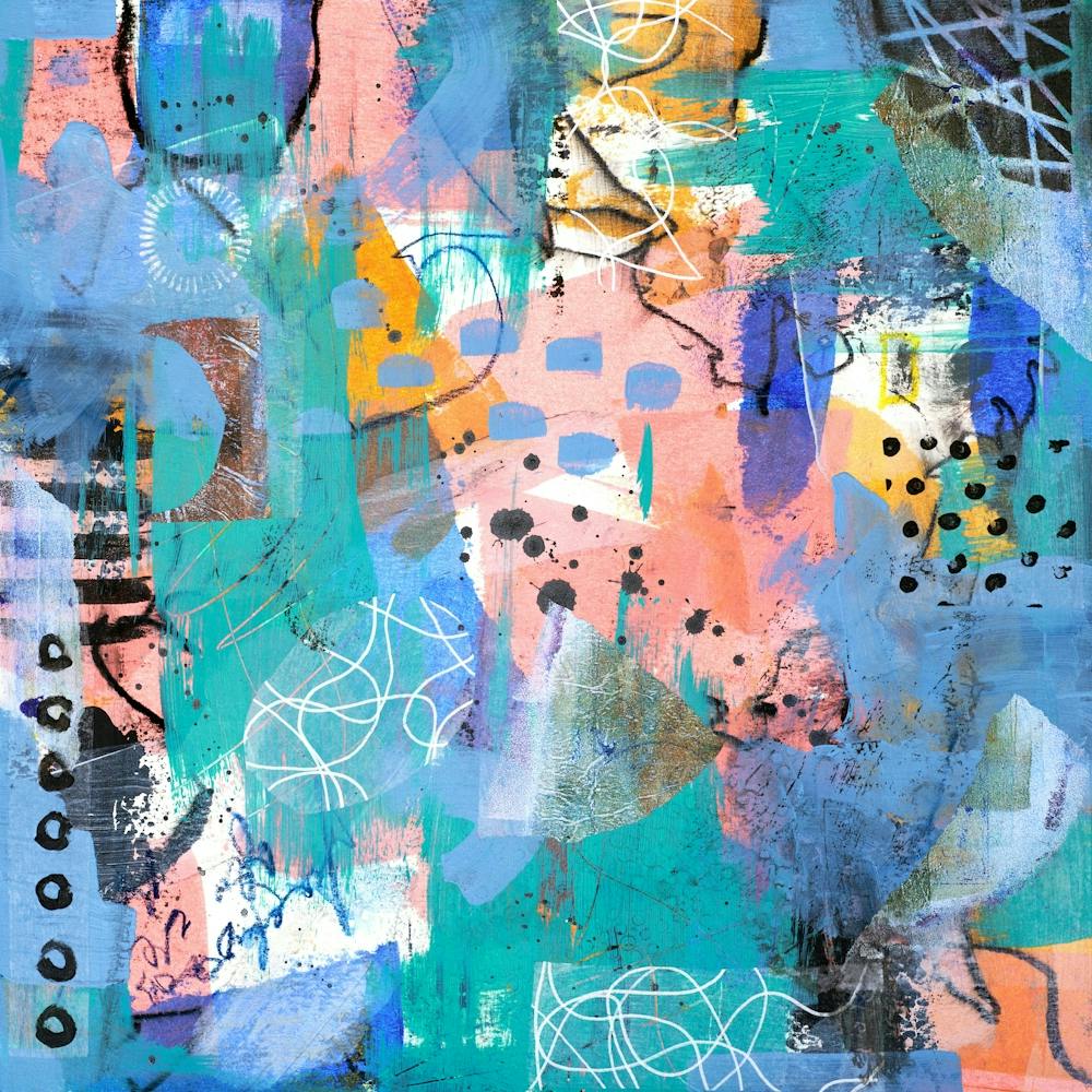 Abstract Colorful Poster – Modern Geometric Wall