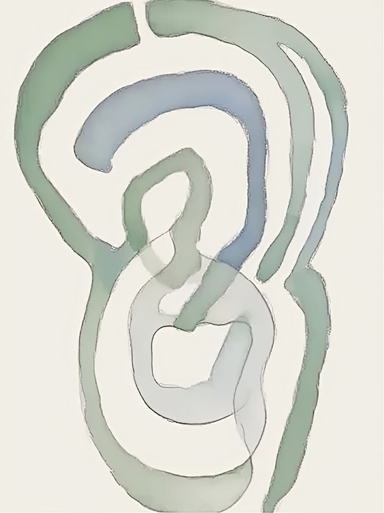 Green Oyster Abstract 2