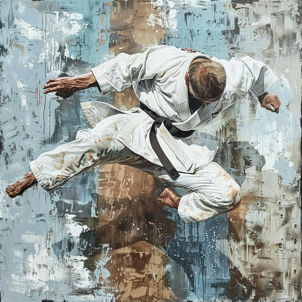 A Judo Throw Oil Painting Illustration 1718705044 4