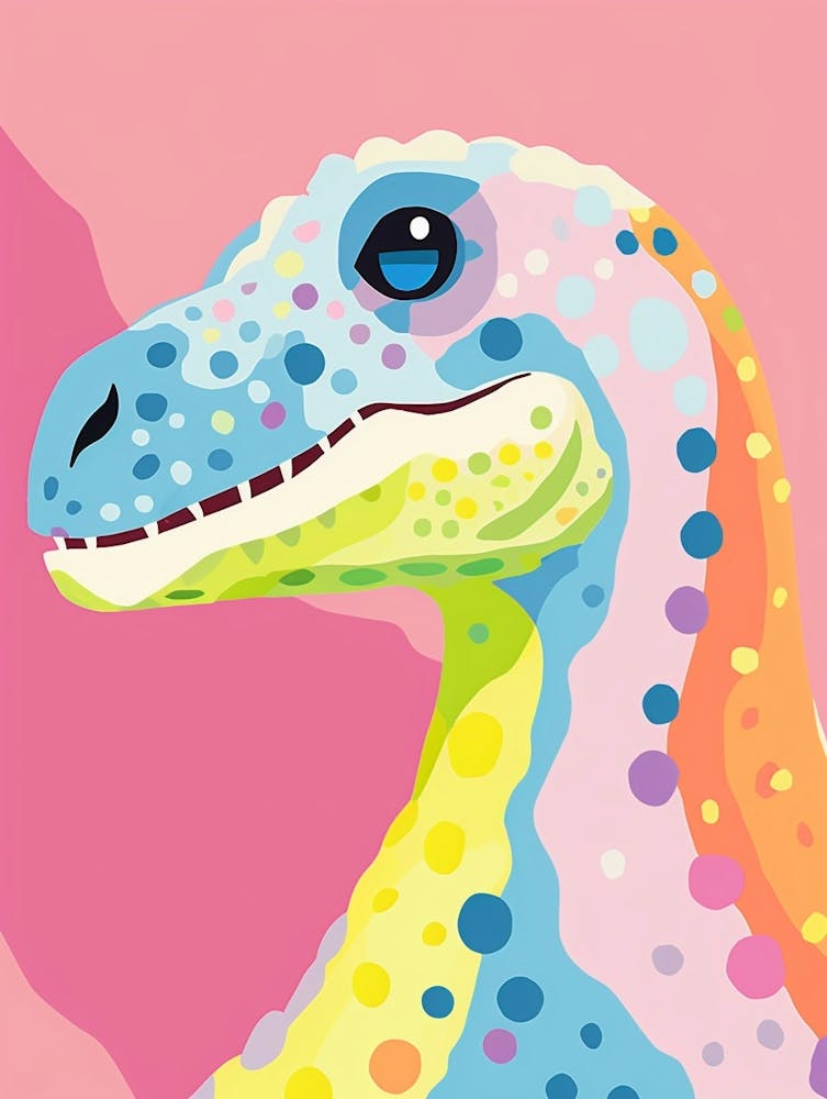 Dinosaure Coloré Camarasaurus 1