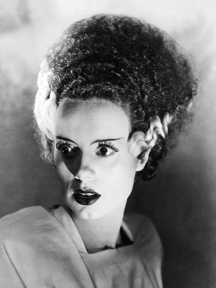 Bride of Frankenstein, Photo Ancienne Noir et Blanc Vintage 1