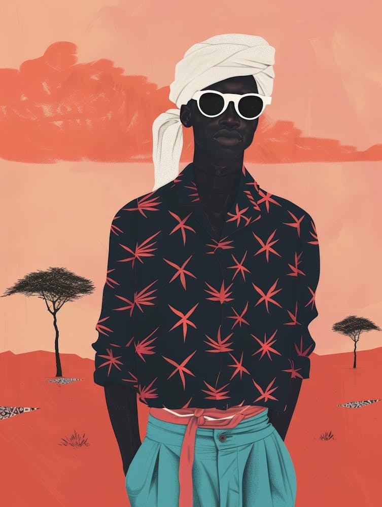 African Man In Sunglasses