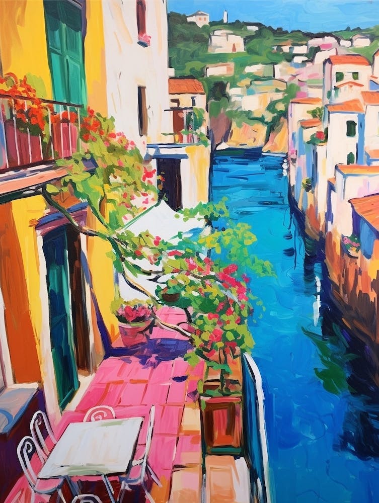 Sorrento Italy 3 Fauvist Painting