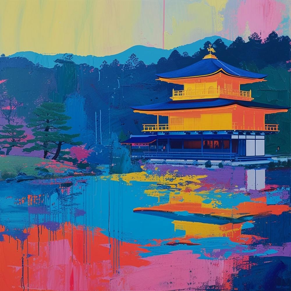 Colourful Gardens Ginkaku Ji  Temple Japan 6