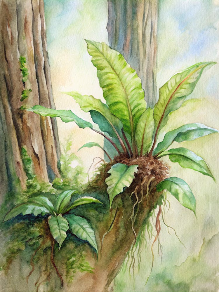 Ferns In The Forest 2