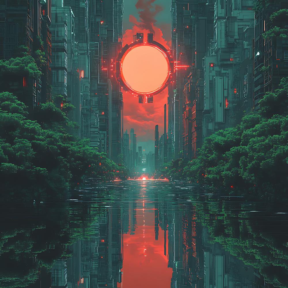 Alien Jungle Meets Future City 9