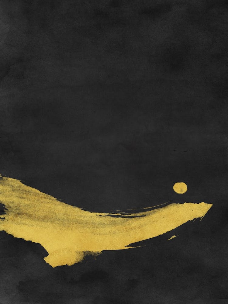 Minimal Landscape Black And Yellow 02