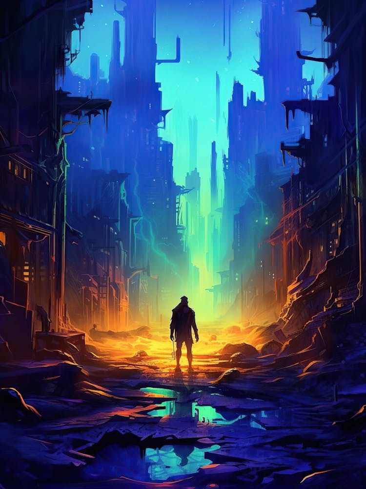 Futuristische Stadt 16