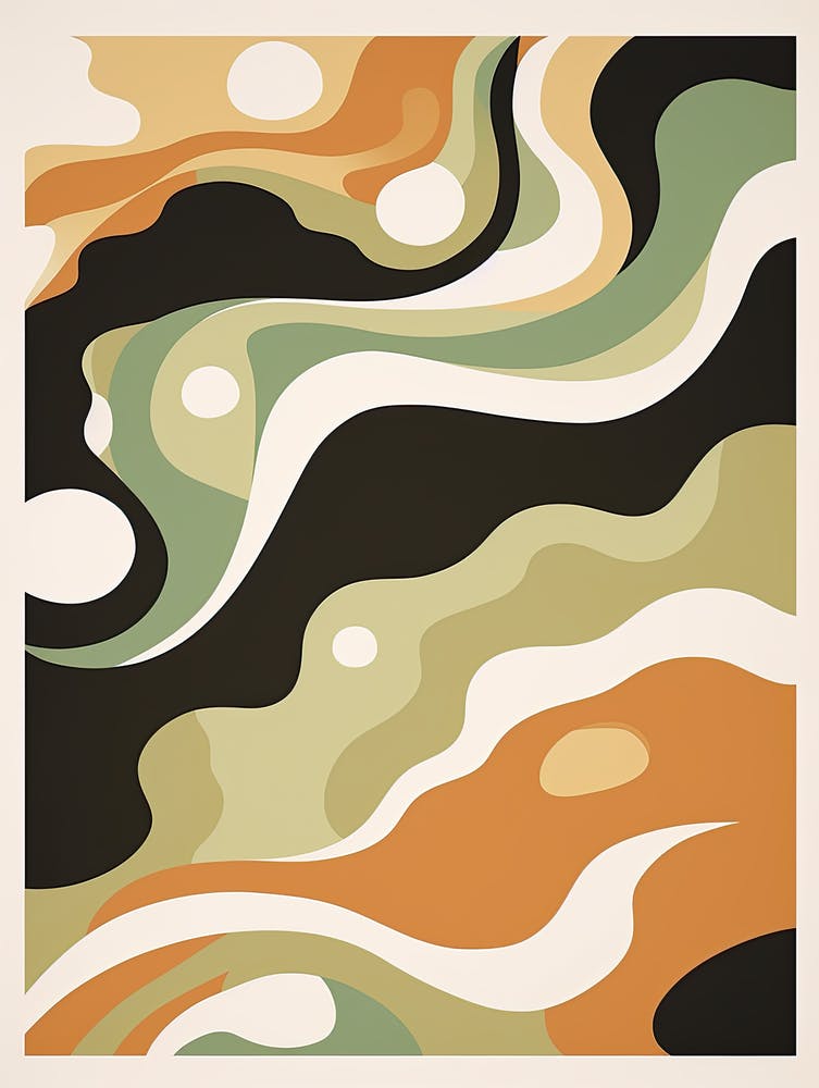 Risograph Radiance; Abstract Vintage Glow