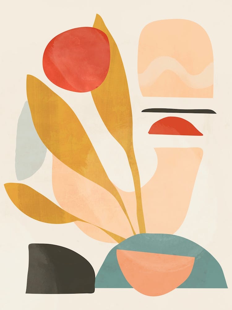 Abstract Pastel Shapes