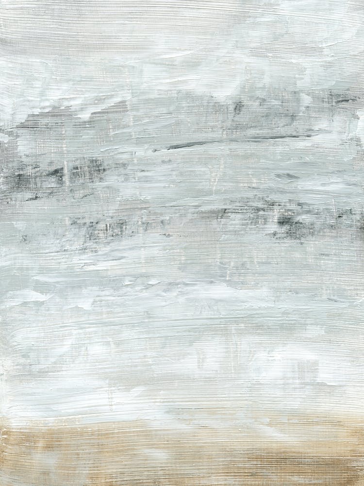 Beckon - Abstract Beach Landscape Painting
