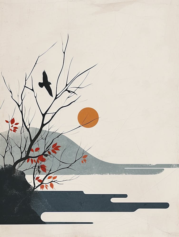 Bird In Tree, Scandinavian Simplicity