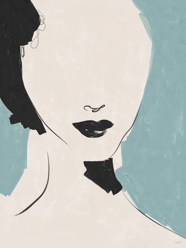 Portrait Of A Abstract Woman