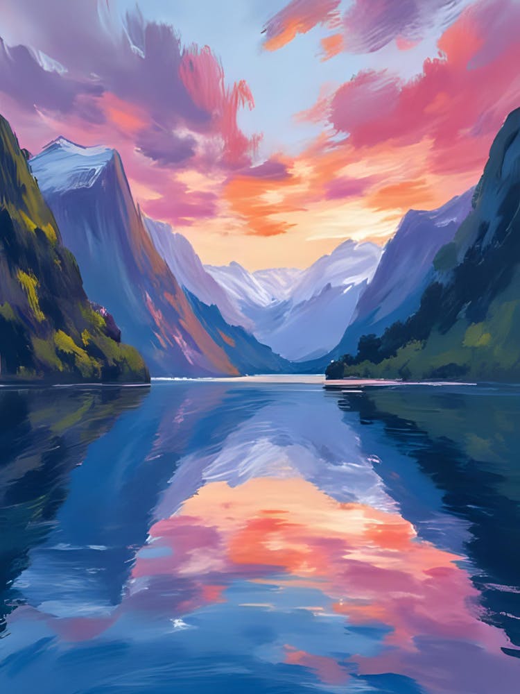 Sunset In The Mountains 35