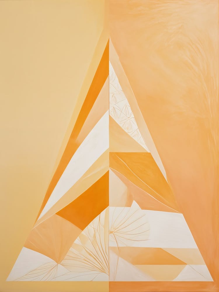 Abstrakt in Orange Nr. 2
