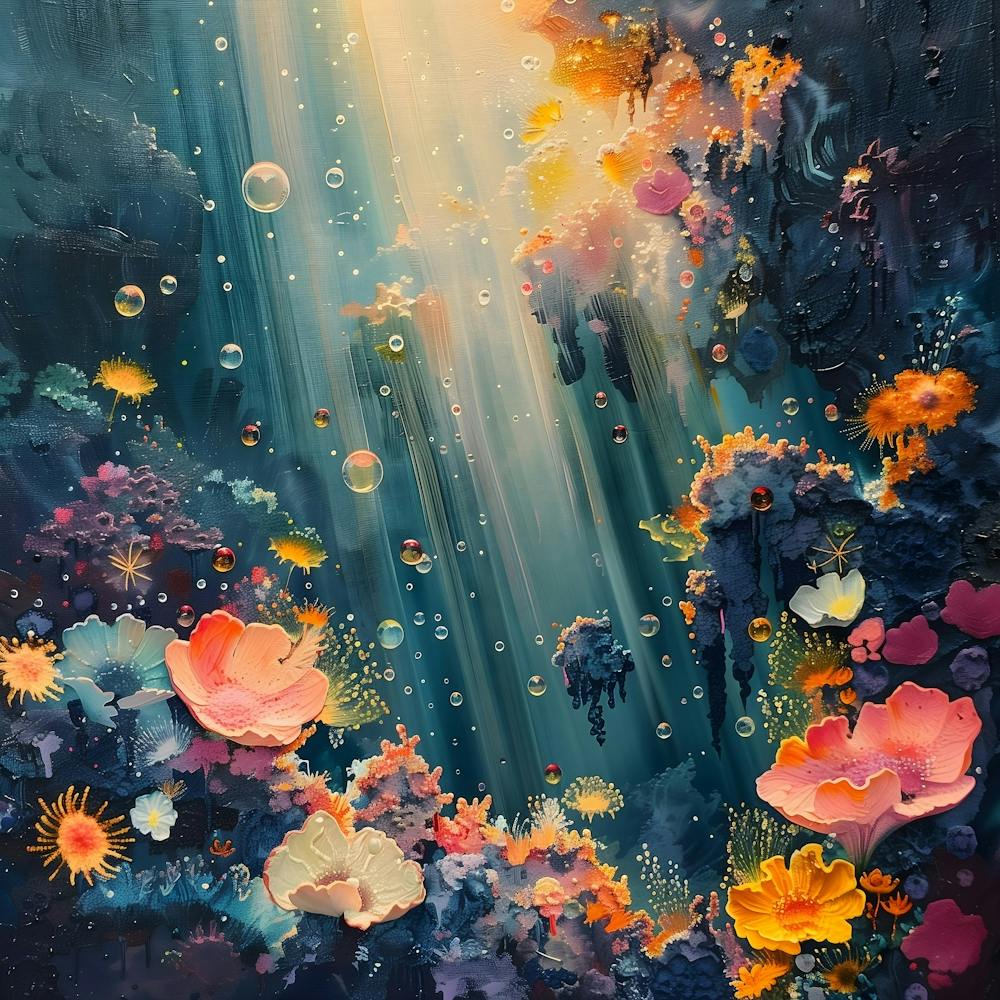 Flower Garden, Pop Surrealism, Lowbrow