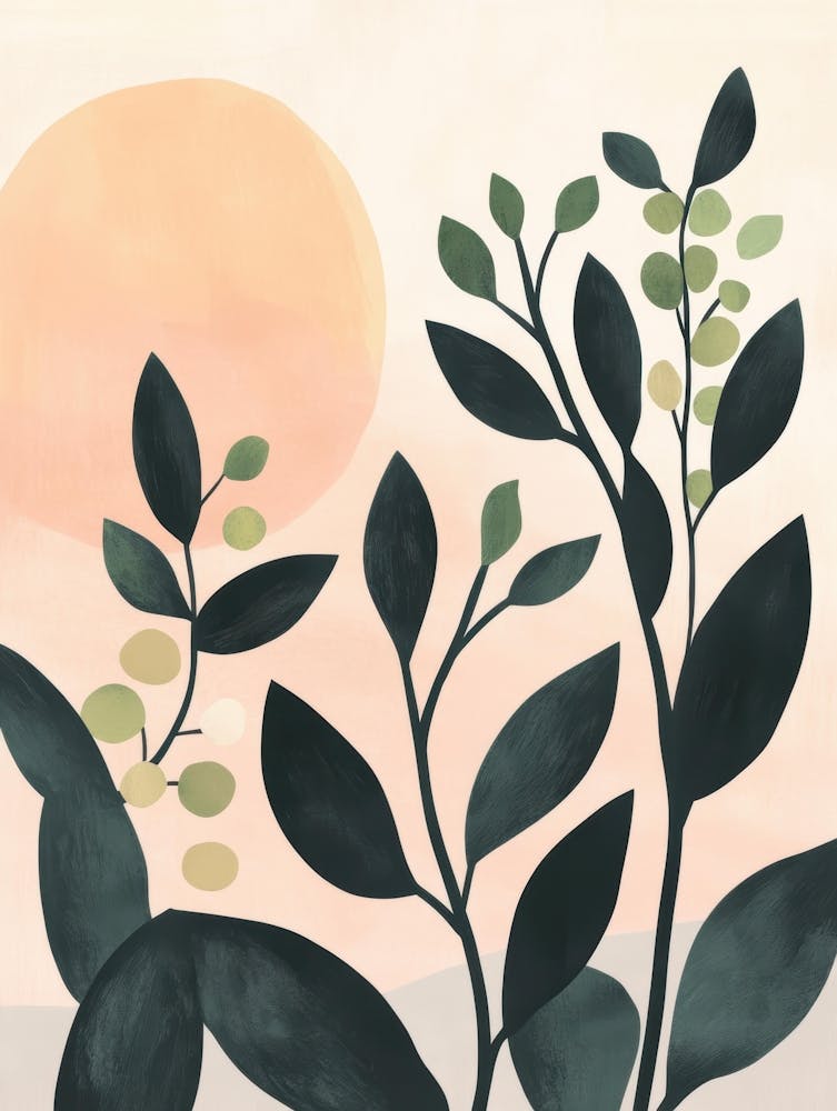 Sunset Leaves