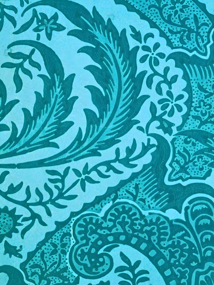 Turquoise Paisley