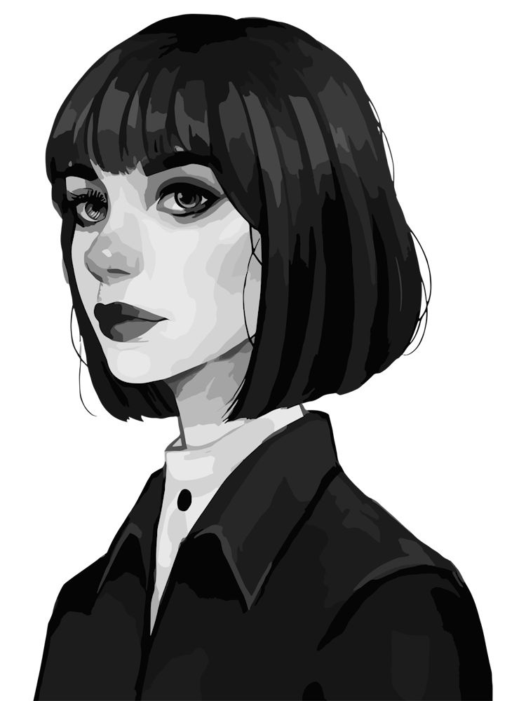 Black And White Girl 