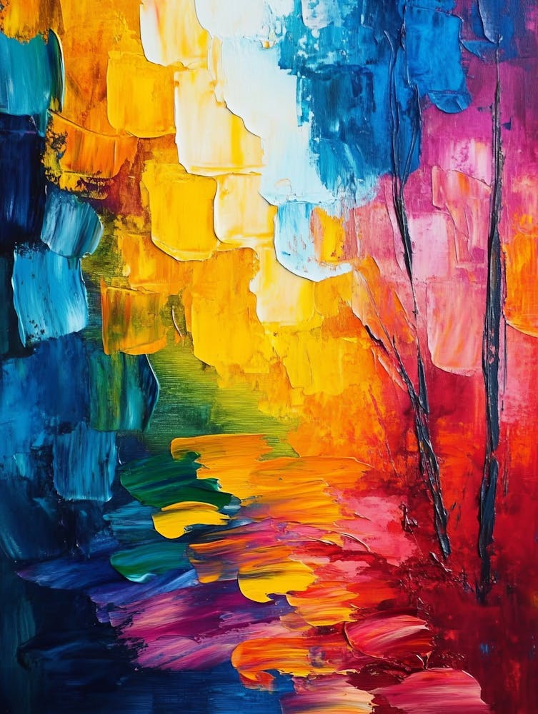 Abstract Painting Colorful