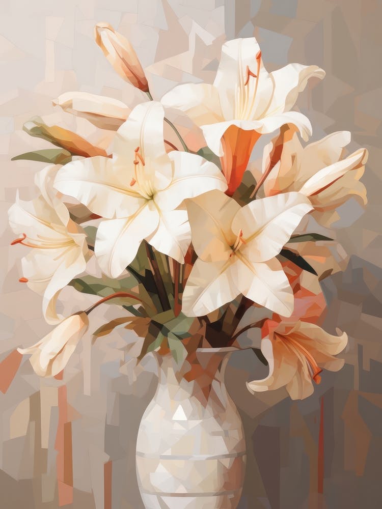 Azalea Flower Still Life Painting 1 Dreamy