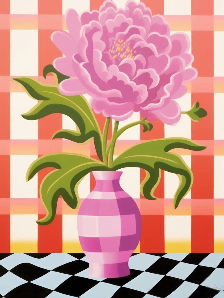Peony Flower Vase 2