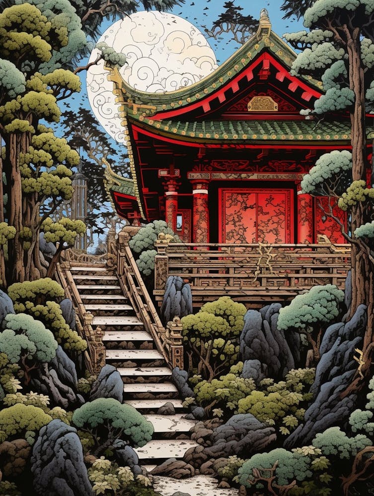 Shinto-Schreine Japanischer Stil 3