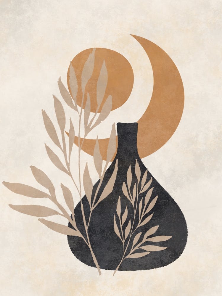 Moon And A Vase 1