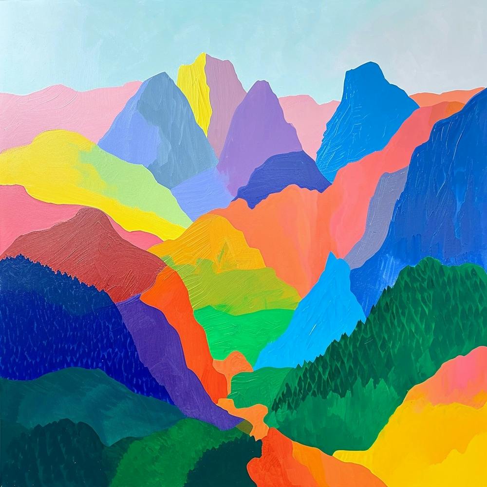 Colourful Abstract Triglav National Park Slovenia 4