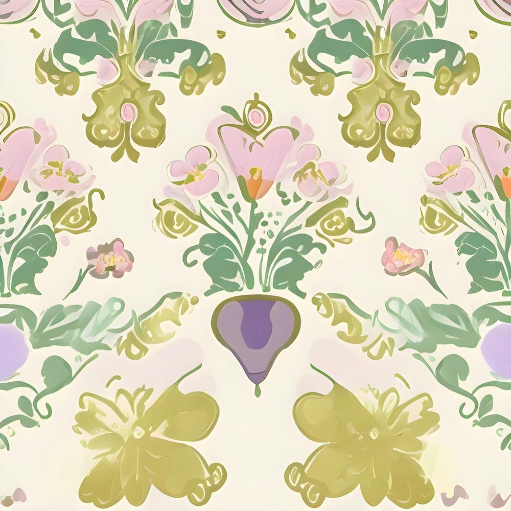 Whimsical Pink Garden Root