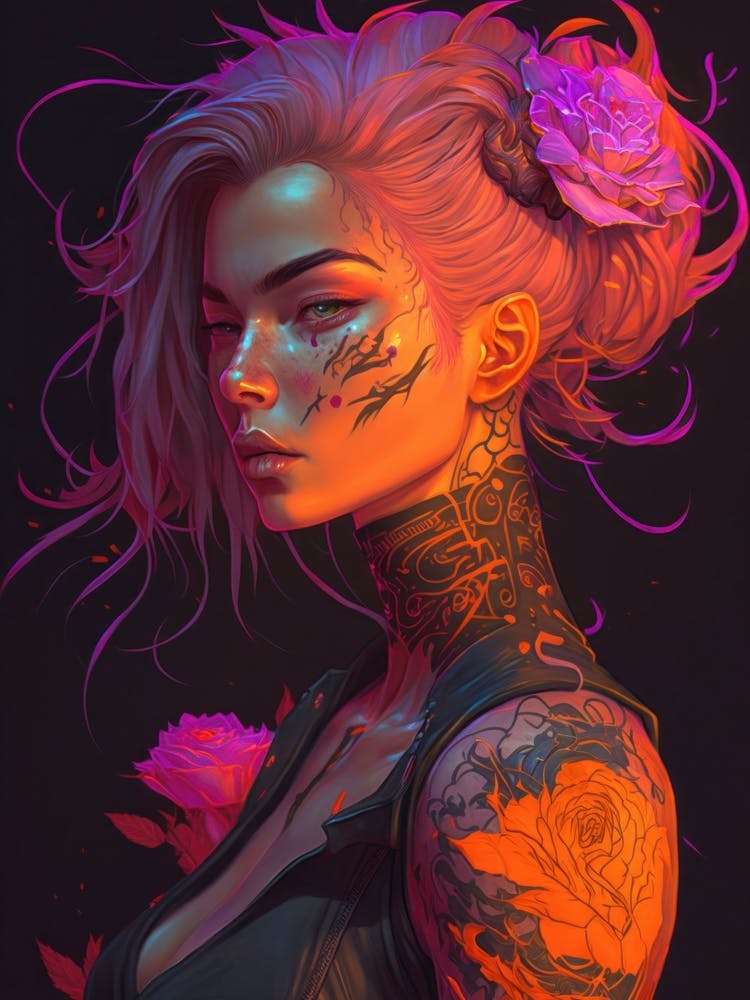 Tattooed Girl 1