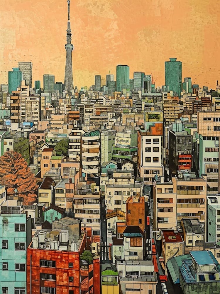 Tokyo Kitsch Cityscape 4