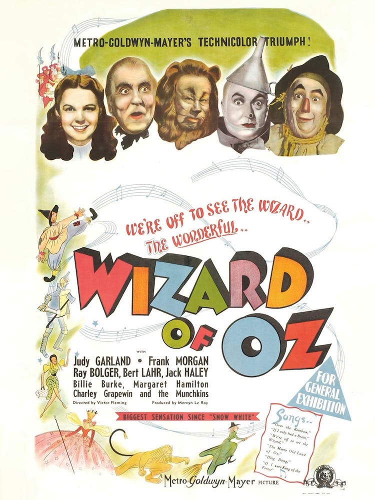 Wizard Of Oz Movie Poster