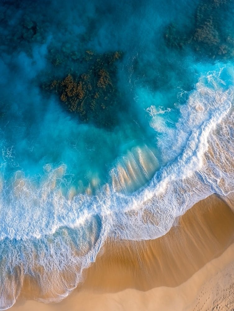 Aerial View Of A Beach 91