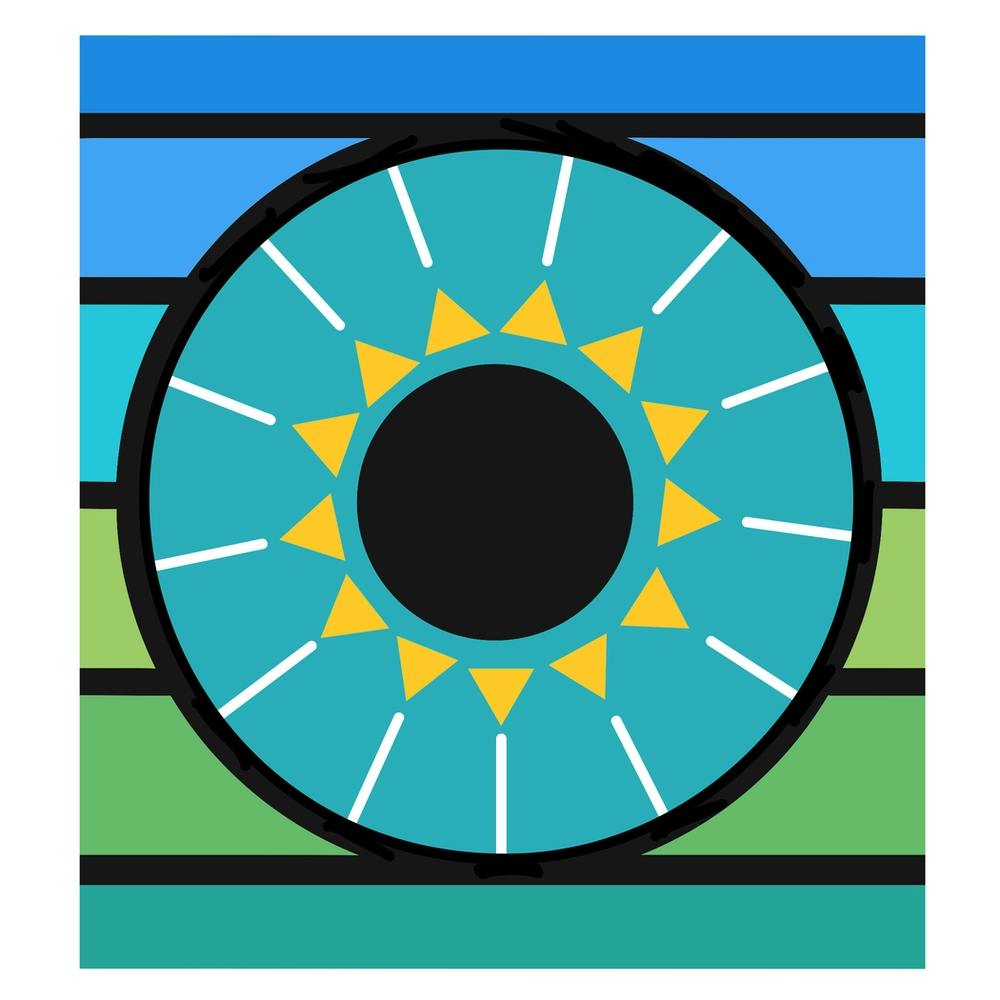Grünes Auge