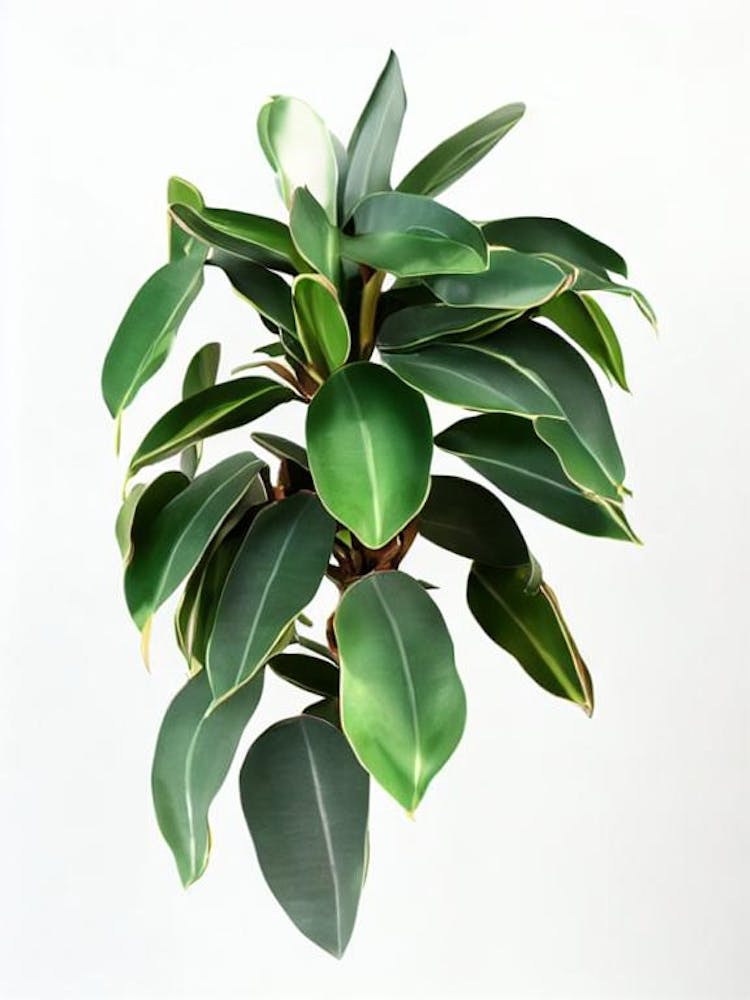 Zz Plant (Zamioculcas Zamiifolia) Watercolor