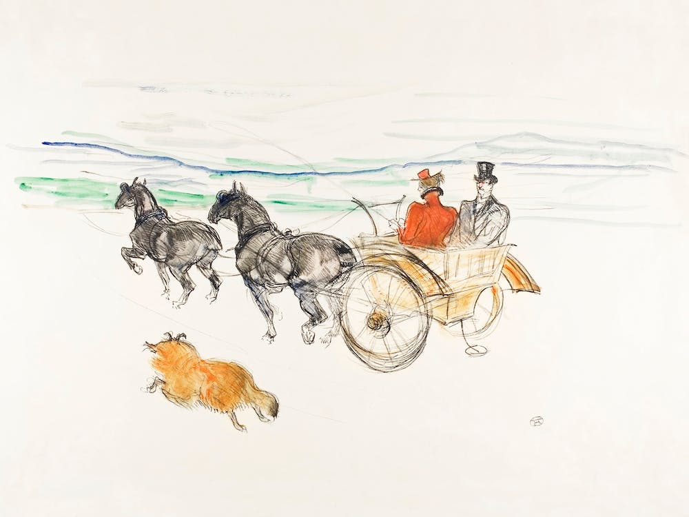 Double Harness (1897), Henri de Toulouse-Lautrec