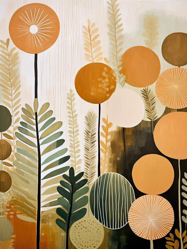 Floral Print 60, Mid Century Modern Wall Art, Pop Culture Print Modern Art, Exhibition Poster Minimalist Modern, Retro Print, Bauhaus