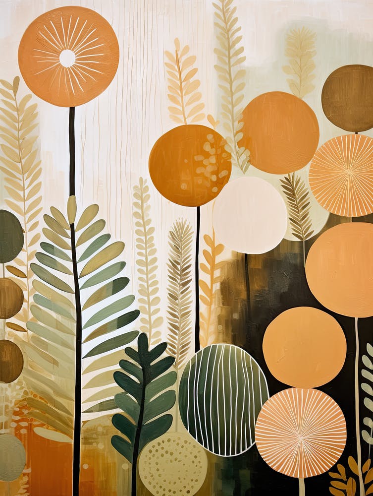 Floral Print 60, Mid Century Modern Wall Art, Pop Culture Print Modern Art, Exhibition Poster Minimalist Modern, Retro Print, Bauhaus