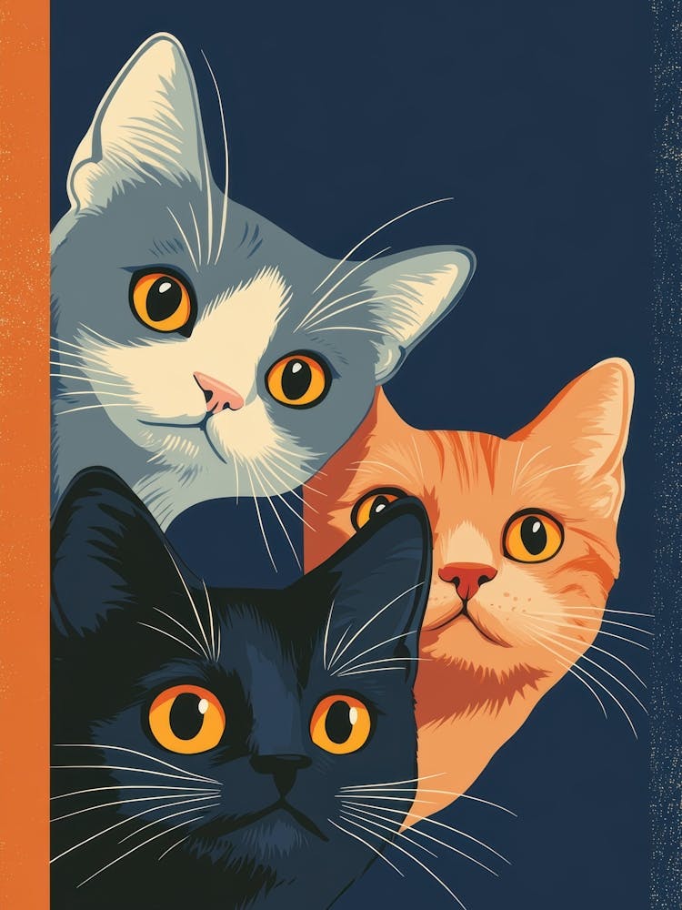 Three Cats 7