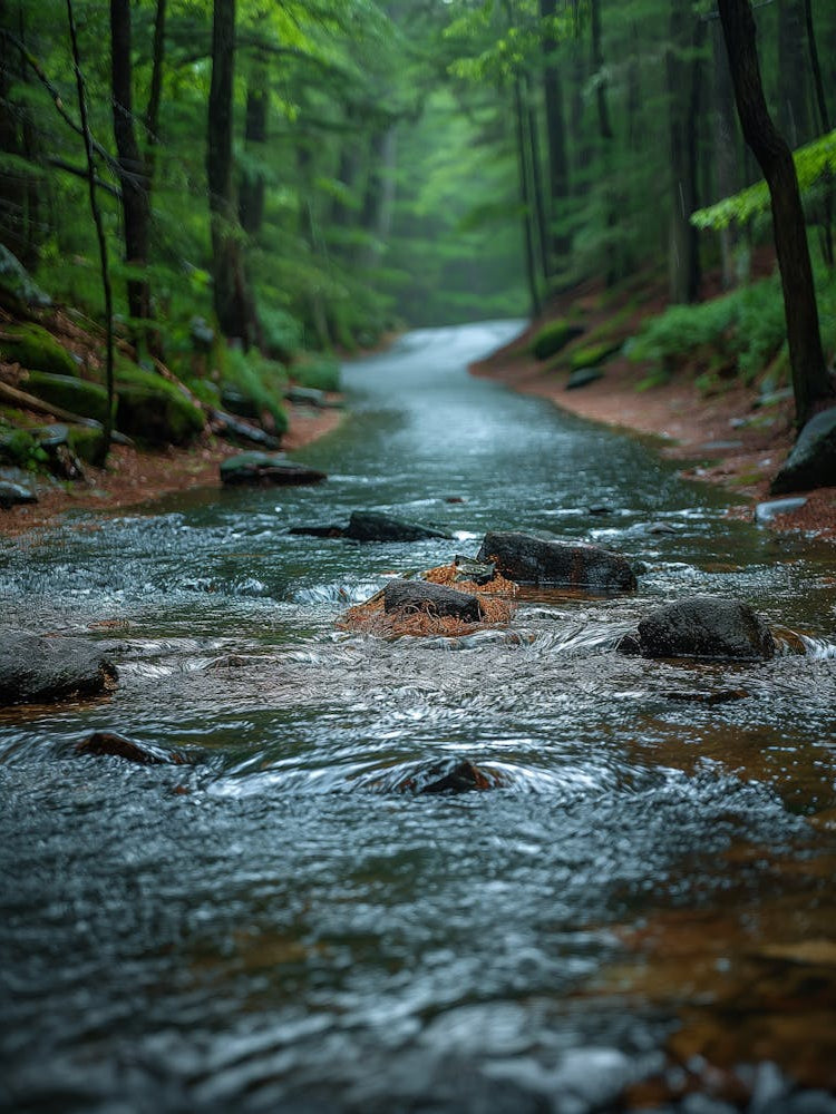 Stream In The Woods