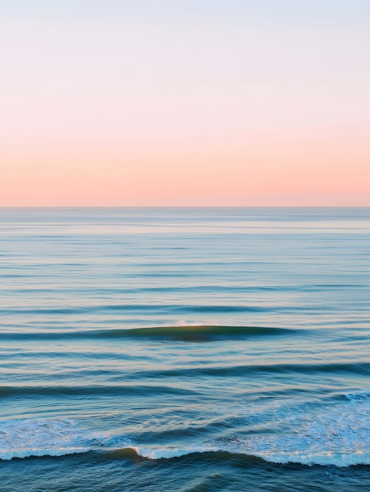 Minimalist Ocean - Sunset Calm for Your Space