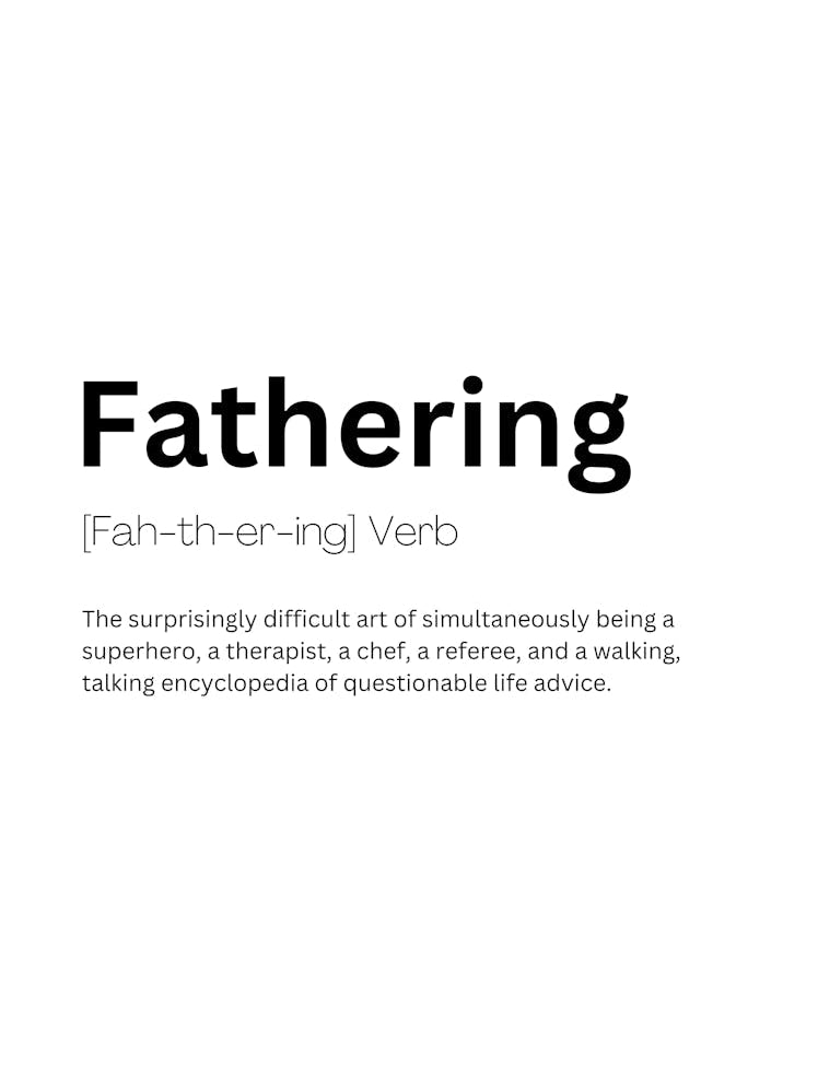Fathering Definition Meaning