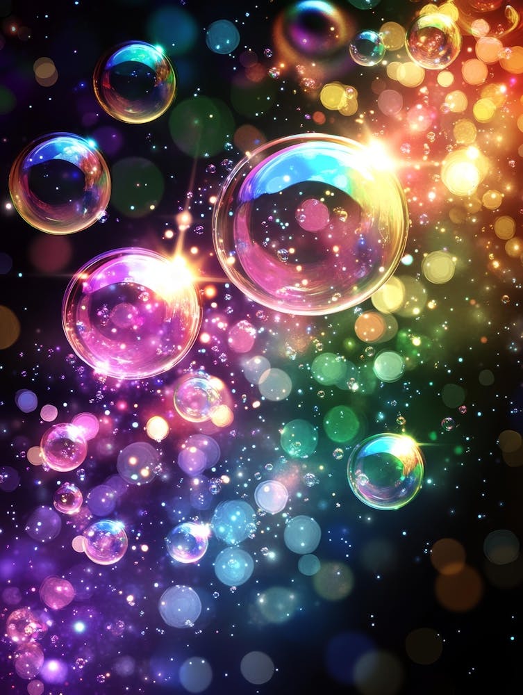 Colorful Bubbles Background