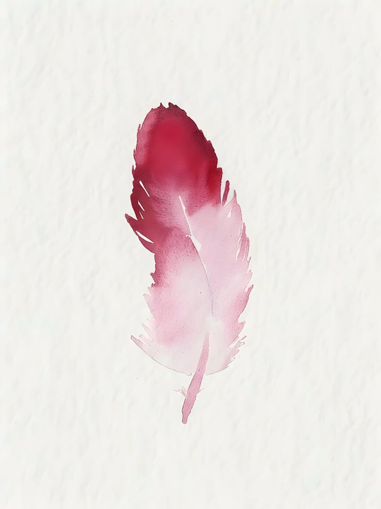 Feather - Watercolor Painting