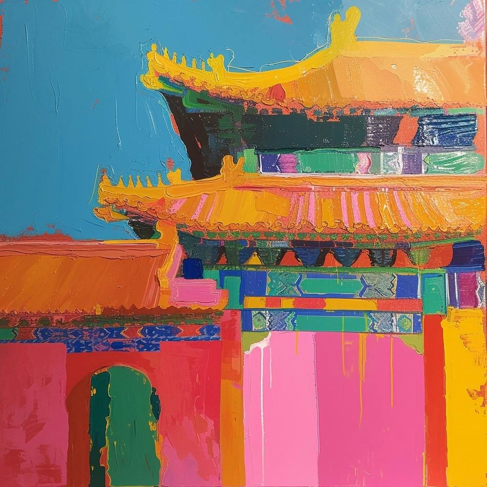 Abstract Travel Collection Beijing China 2