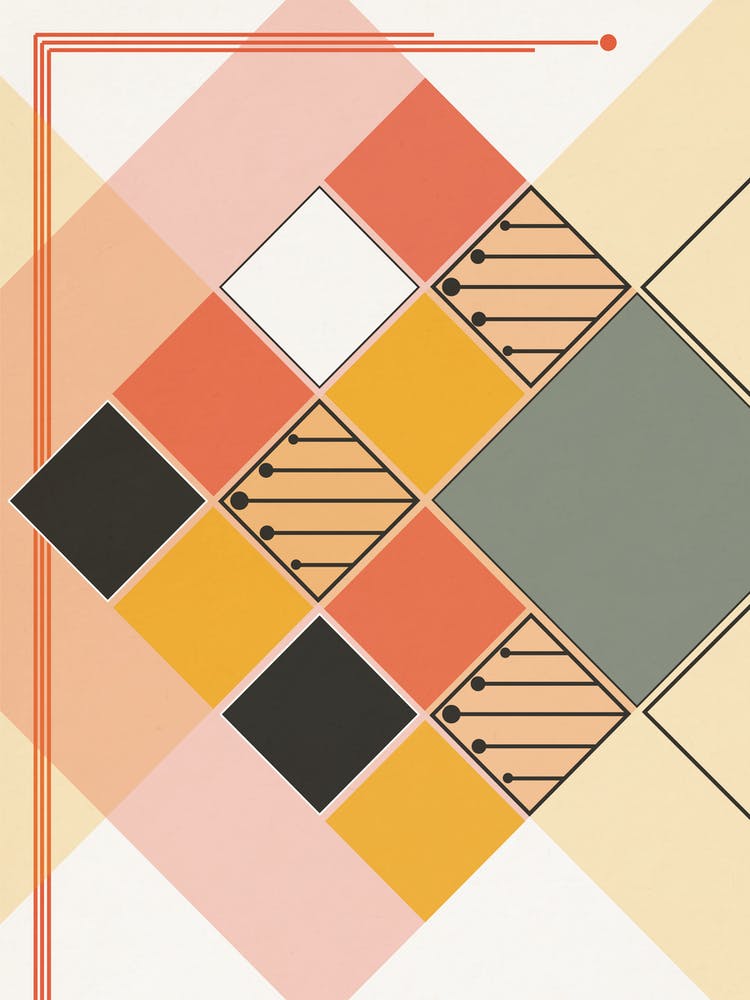 Bauhaus Colorful Board A