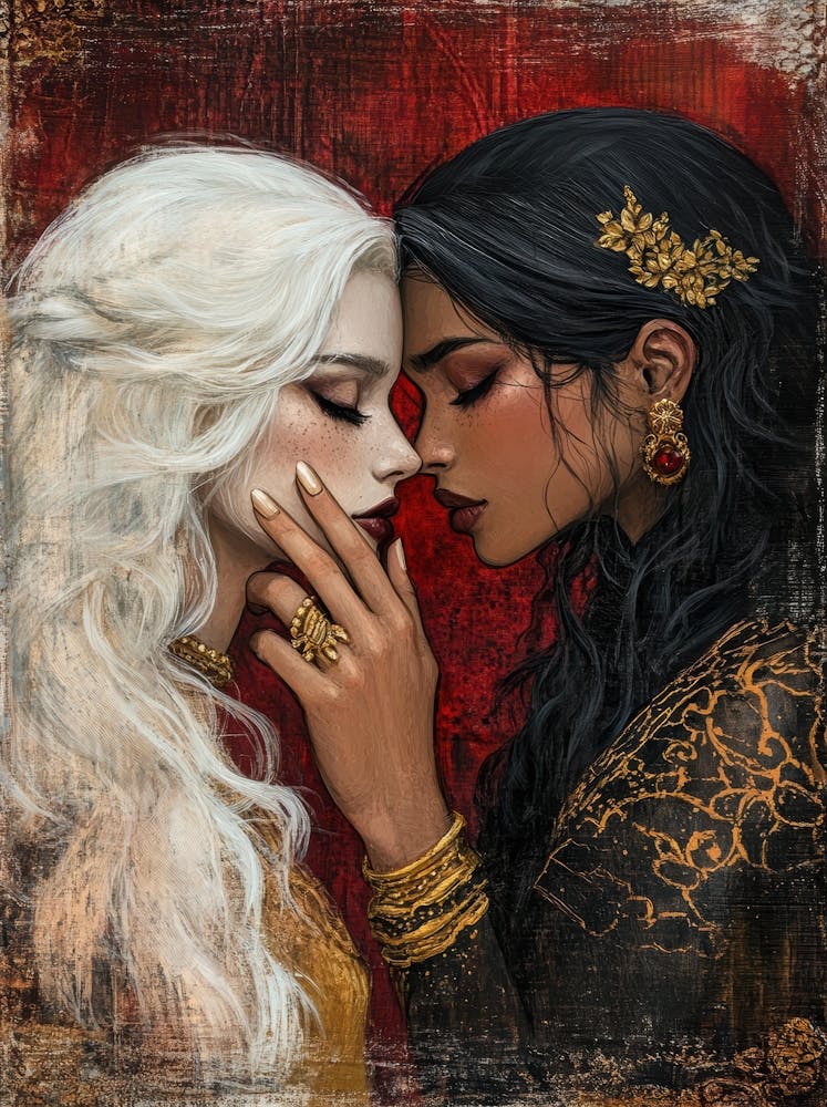 Two Women Kissing 52