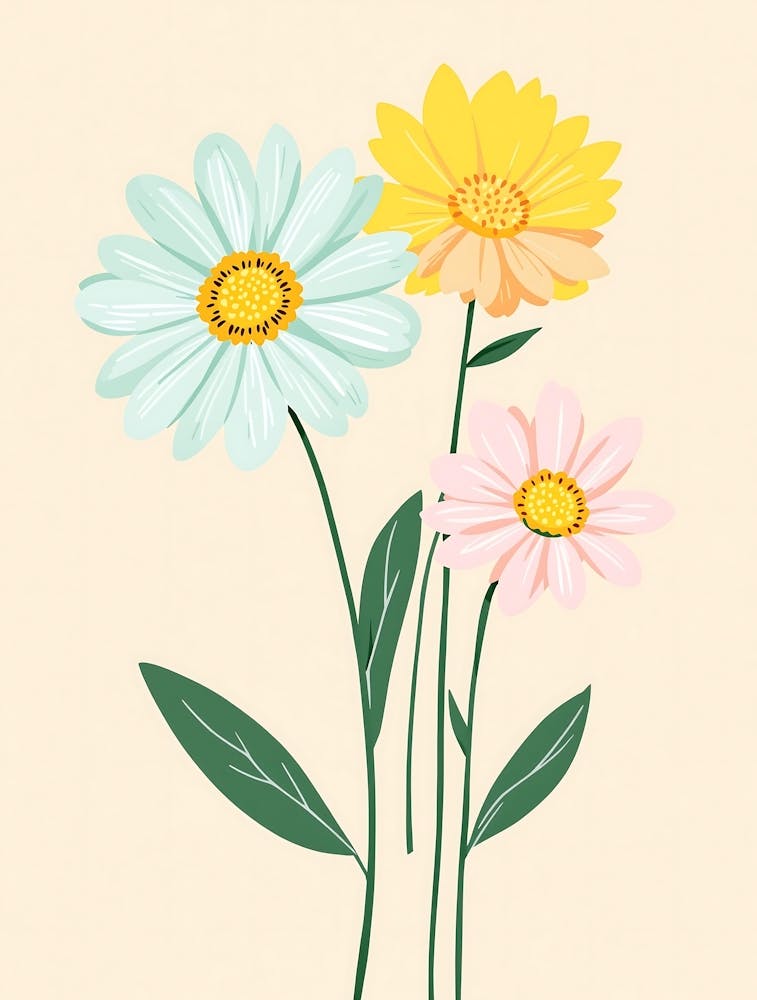 Boho Chic Botanical Composition in Earthy Hues