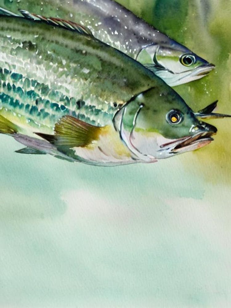 Mackerel II Storybook Watercolour